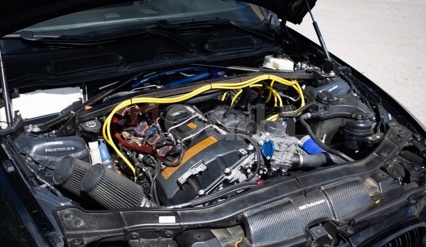 BMW e92 335i manuál, komplet vyladená, podvozok, motor, výfuk, 4 mapy, 580PS etanol