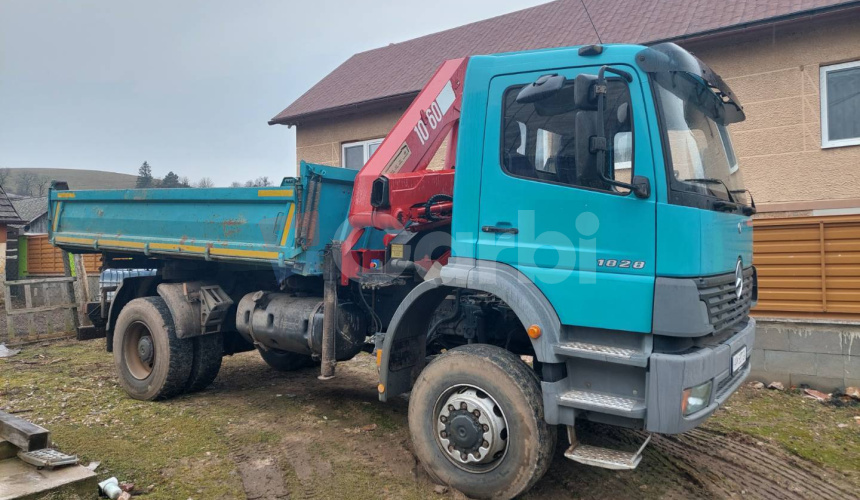 Mercedes Atego 1828 4x4 vyklapač +hyd. ruka