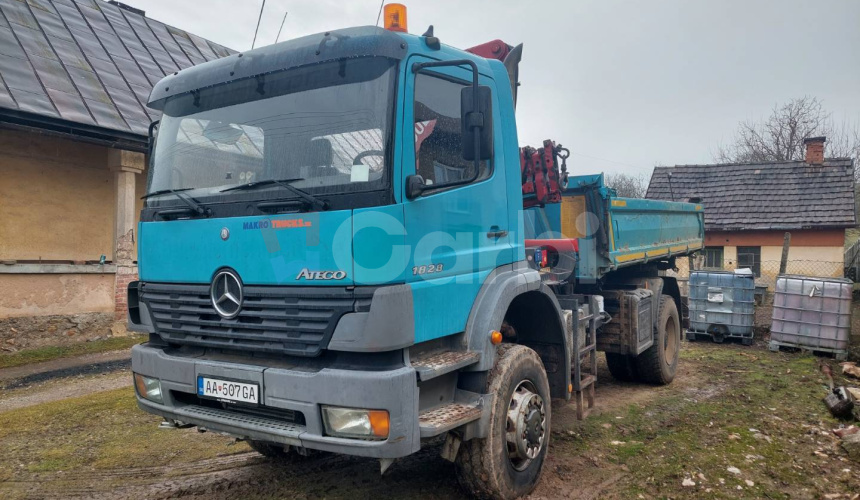 Mercedes Atego 1828 4x4 vyklapač +hyd. ruka